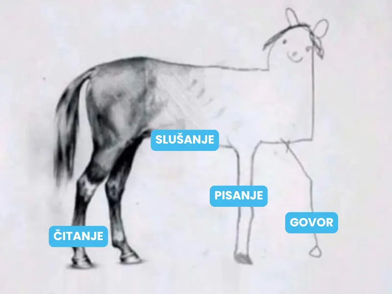 Meme: Učenje stranih jezika & Jezične vještine - Govor, čitanje, pisanje, slušanje.